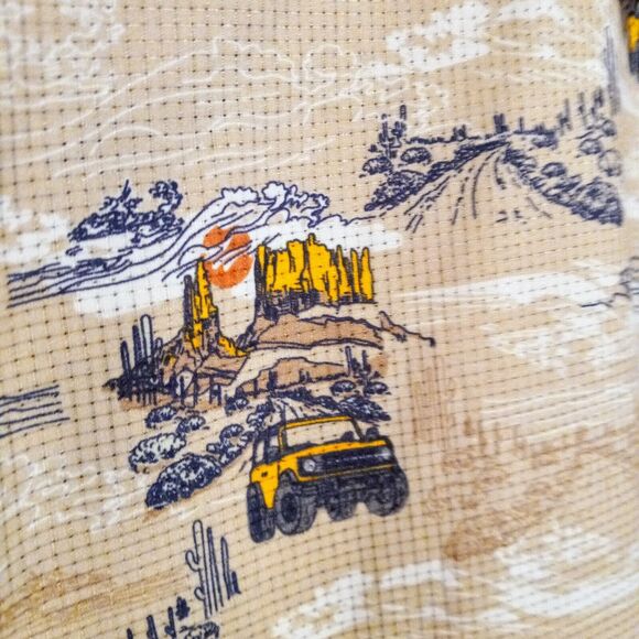 Marmot x Bronco Syrocco Button Front Shirt-Large-Vented-Quick Dry-UPF-Pocket - Picture 4 of 10